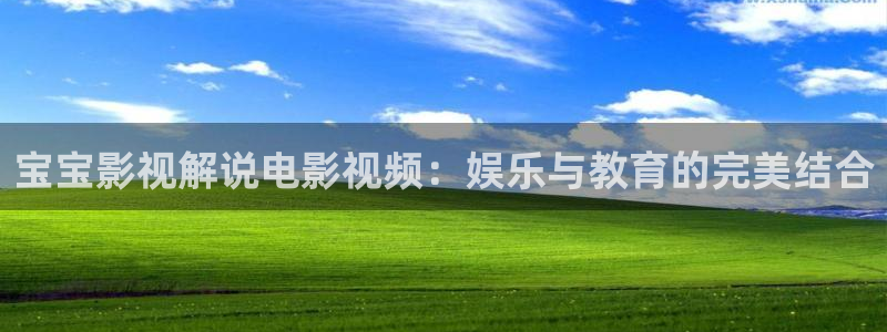 茄子视频?：宝宝影视解说电影视频：娱乐与教育的完美结合