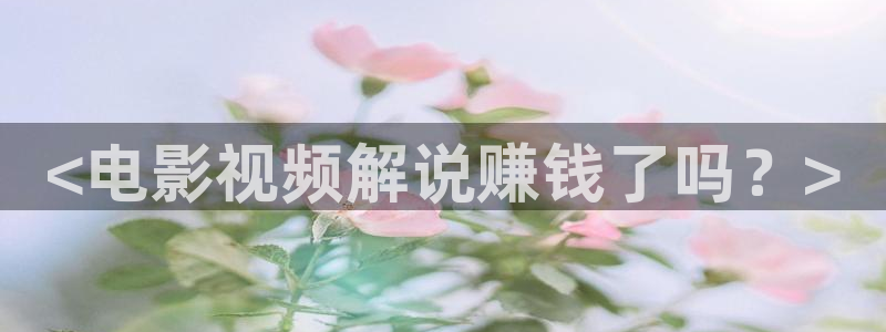 小优视频茄子视频：<电影视频解说赚钱了吗？>