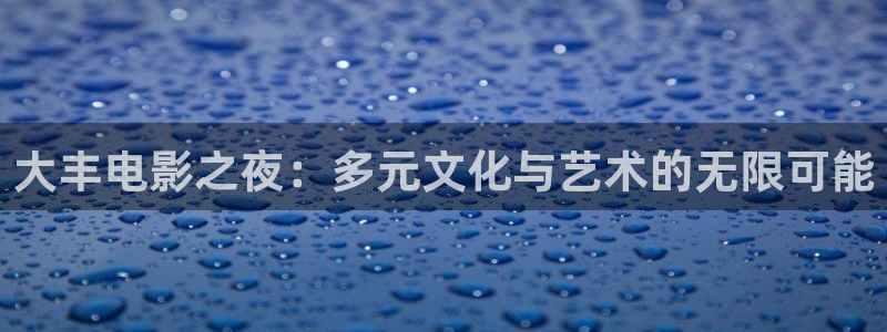 茄子视频了：大丰电影之夜：多元文化与艺术的无限可能
