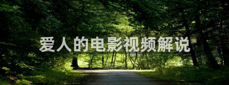 qiezi茄子视频：爱人的电影视频解说